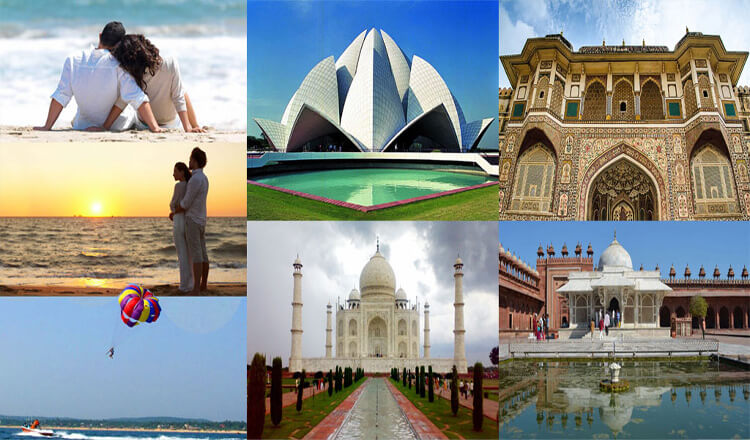 Golden Triangle With Goa Tour packages 